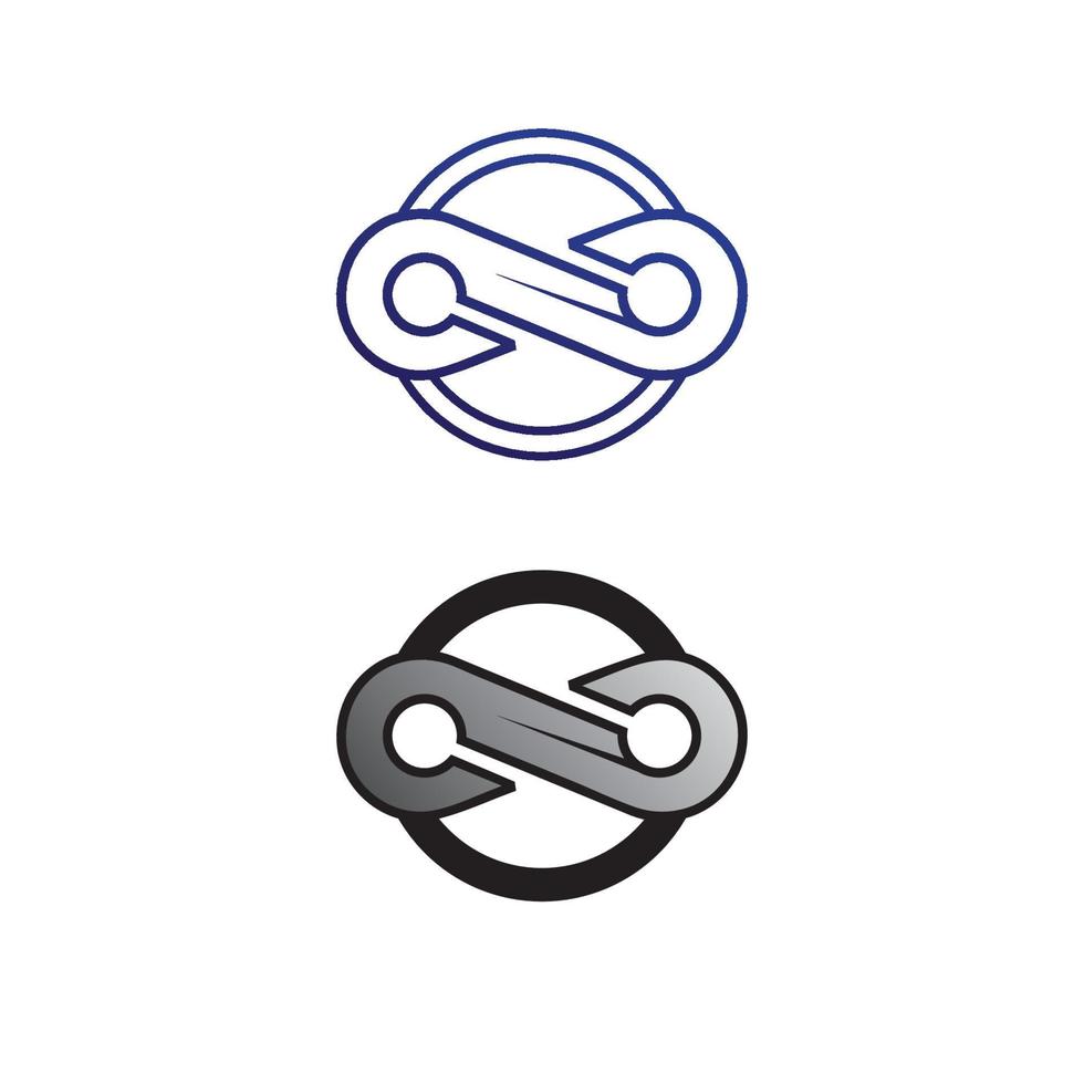 Infinity-Design-Vektor-Design-Logo-Geschäft und Symbol vektor