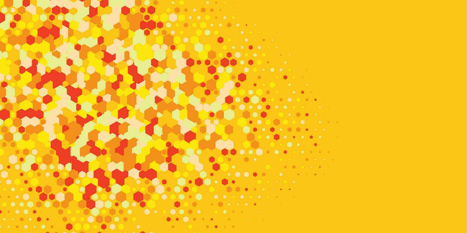 geometrisch abstrakt Hexagon multi Farbe Hintergrund vektor