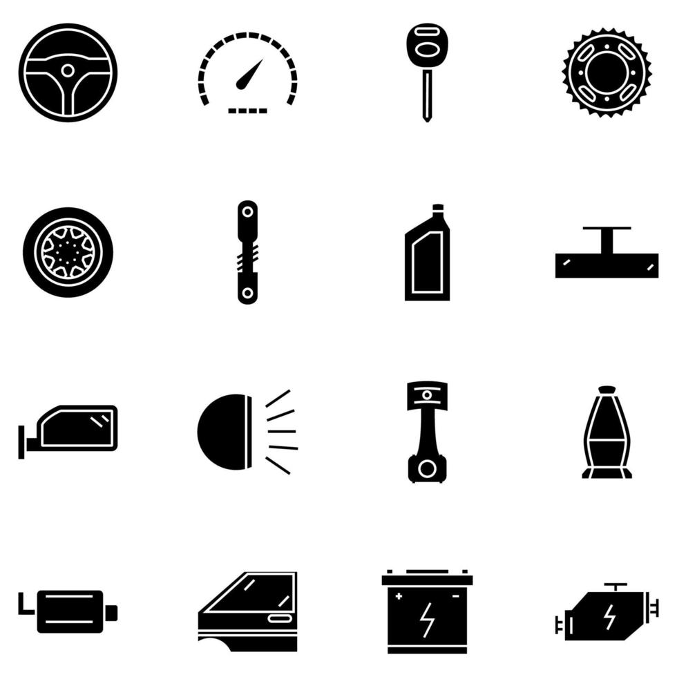 Auto Icon Set vektor