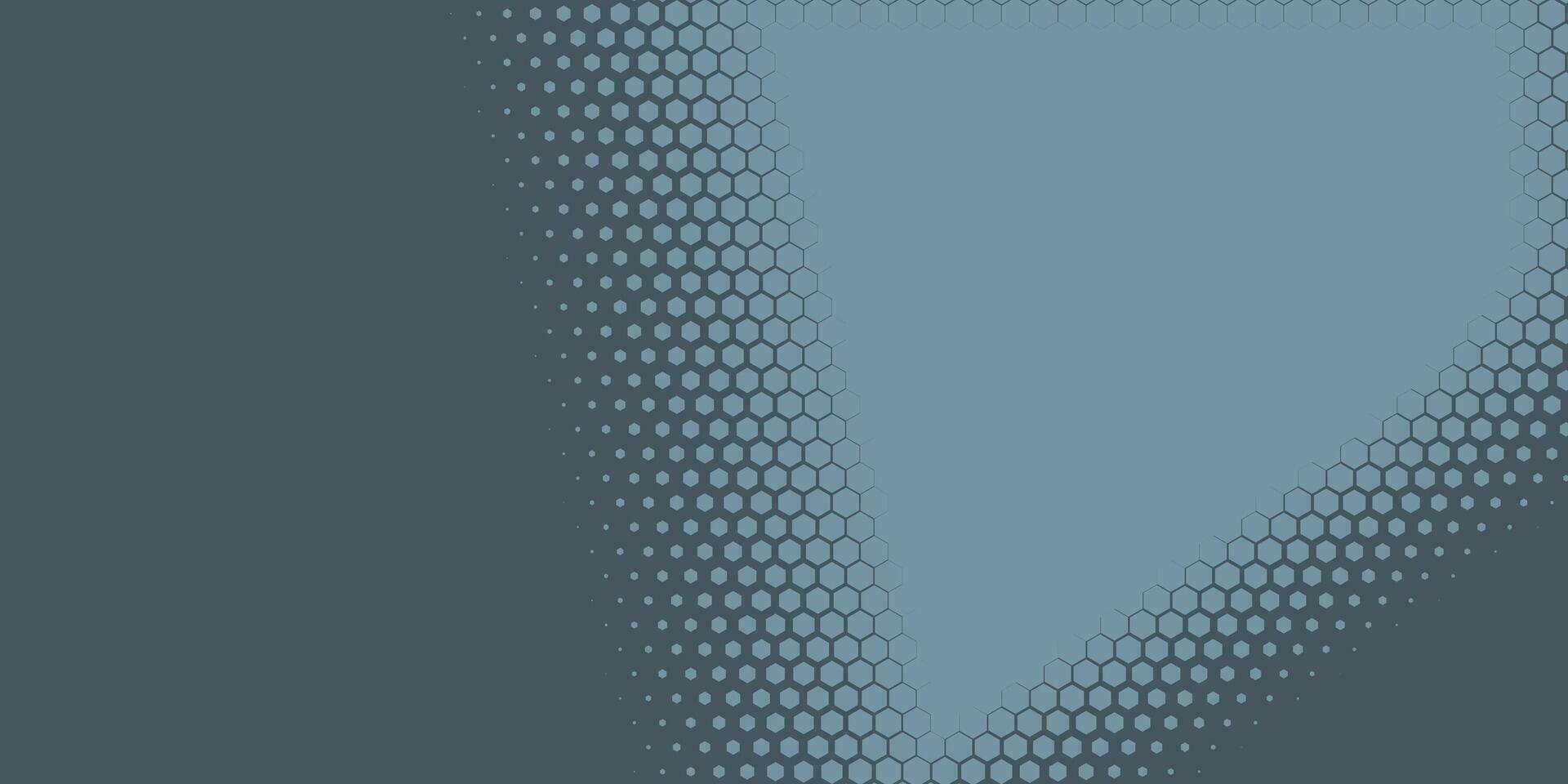 geometrisch abstrakt Hexagon zwei Farbe Hintergrund vektor