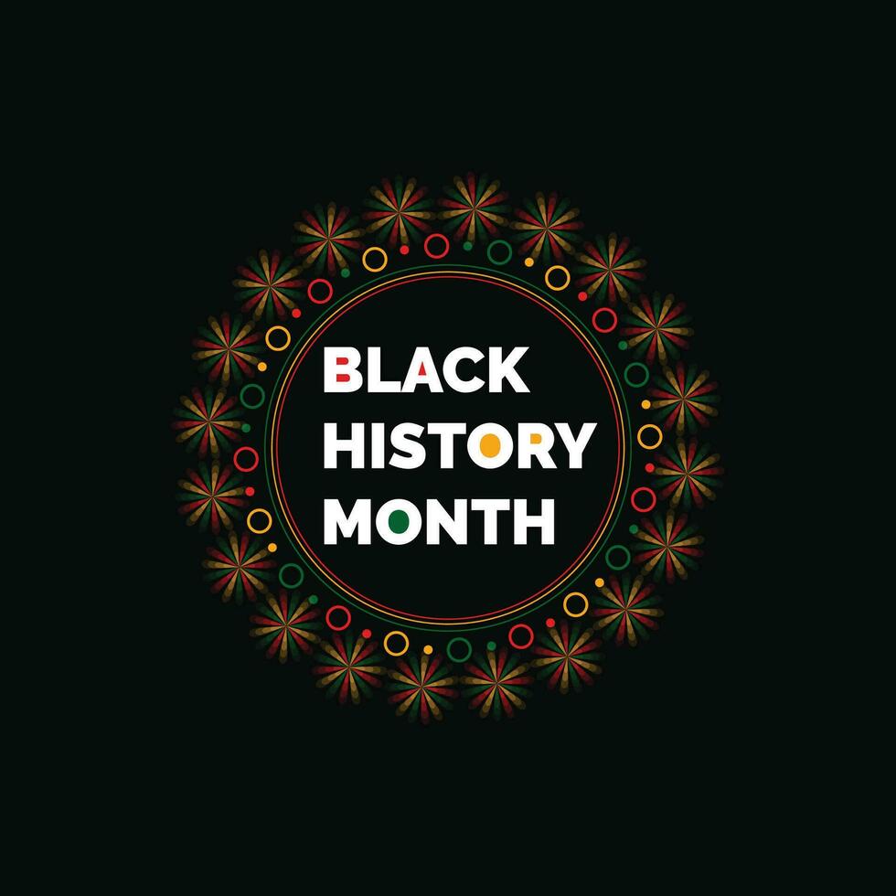 svart historia månad afrikansk amerikan historia firande, social media posta, posta design, baner, kort, affisch vektor