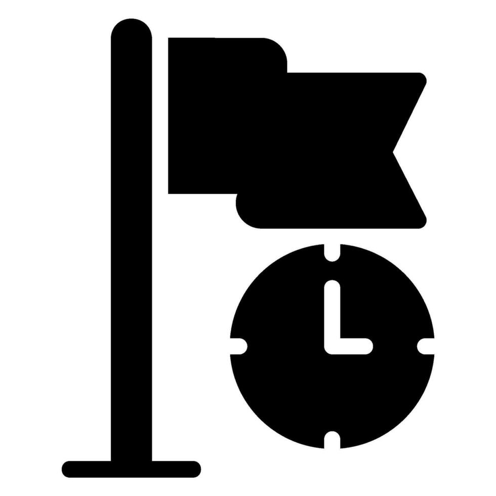 Ziel-Glyphe-Symbol vektor