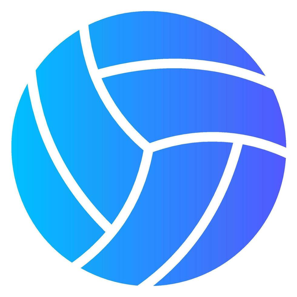 Volleyball Gradient Symbol vektor