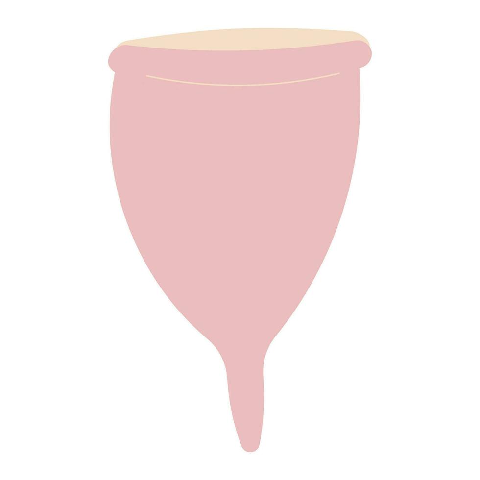 menstruations- koppar eco kvinnor blod återvinningsbar ikon vektor