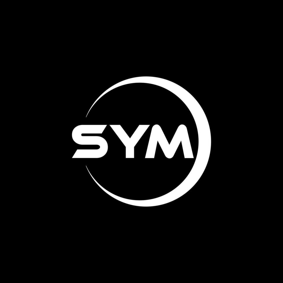 sym brev logotyp design, inspiration för en unik identitet. modern elegans och kreativ design. vattenmärke din Framgång med de slående detta logotyp. vektor