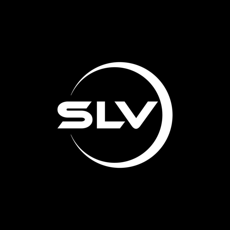 slv brev logotyp design, inspiration för en unik identitet. modern elegans och kreativ design. vattenmärke din Framgång med de slående detta logotyp. vektor