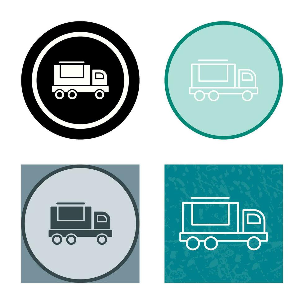 Fracht-LKW-Vektor-Symbol vektor