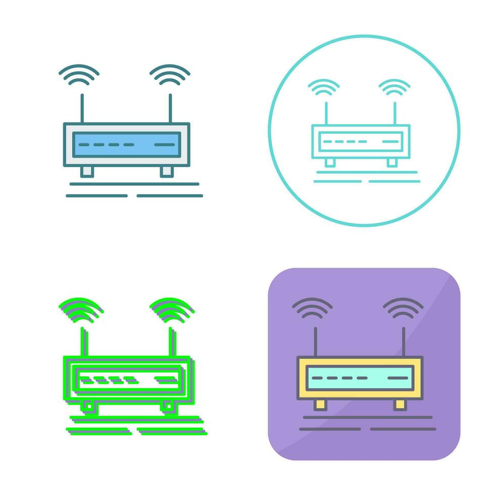 Vektorsymbol für WLAN-Signale vektor