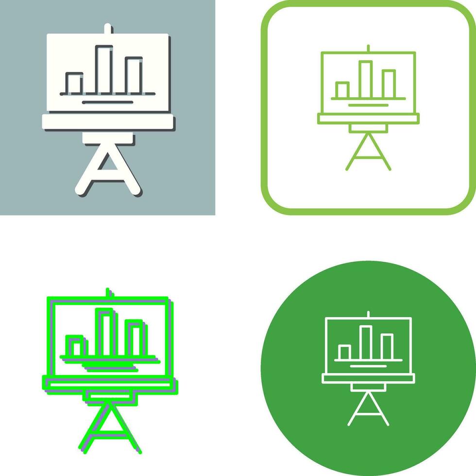 Statistik-Vektorsymbol vektor