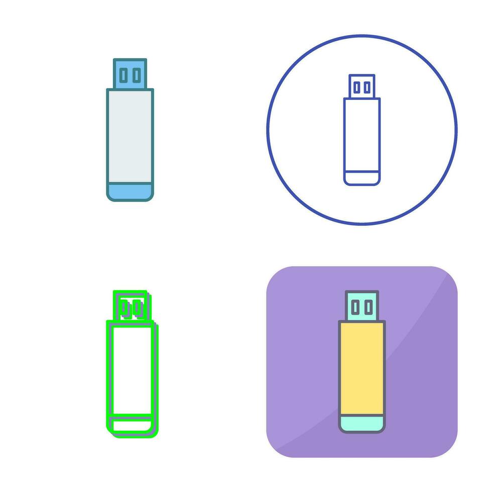 Vektorsymbol für USB-Laufwerk vektor