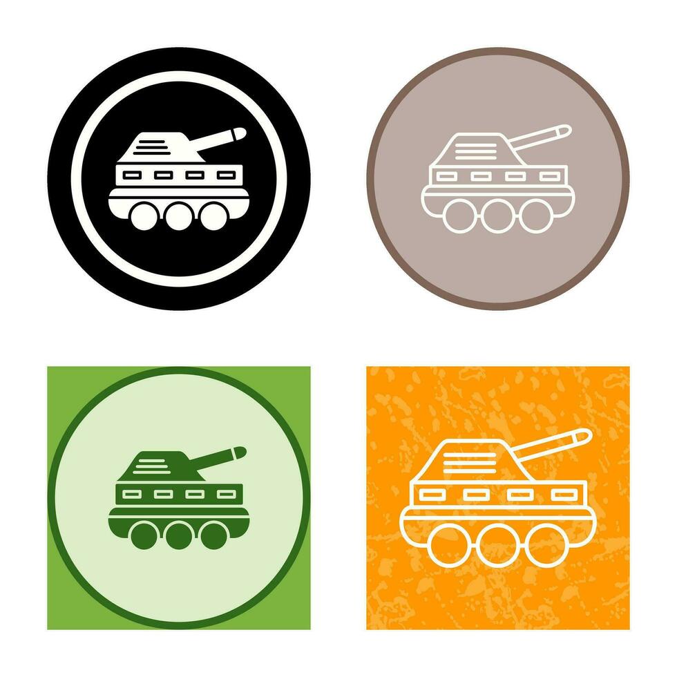 Infanterie-Panzer-Vektor-Symbol vektor