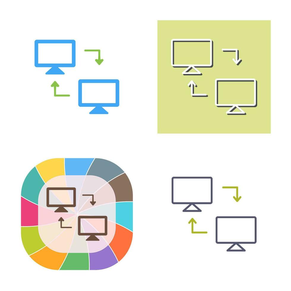 Vektorsymbol für Sharing-Systeme vektor