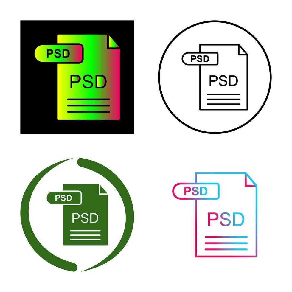 PSD-Vektorsymbol vektor