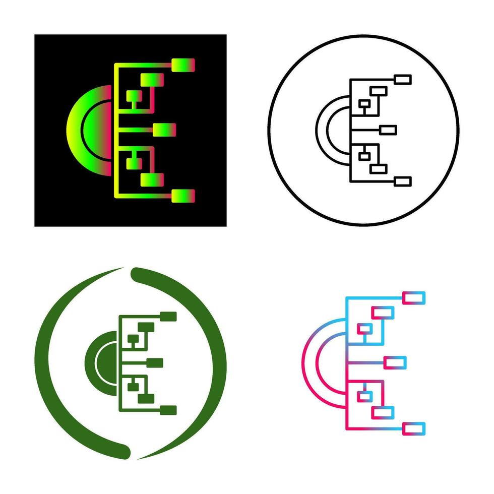 Flussdiagramm-Vektorsymbol vektor