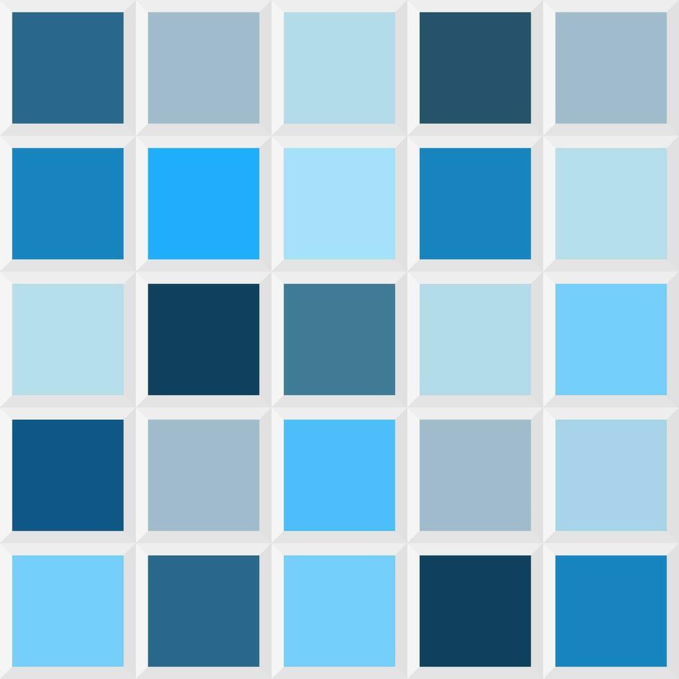 Schatten von Blau, Farbe Schattierungen, nahtlos Muster, Fliese Palette Farbe Design planen, dekorativ Fliese, Design Element vektor