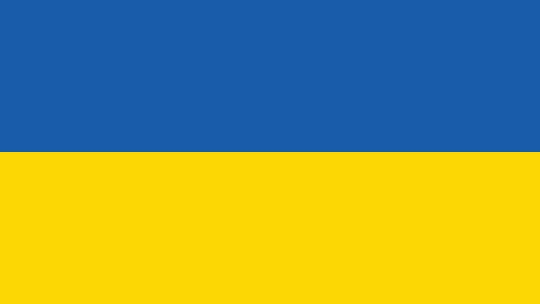 National Flagge von Ukraine. offiziell Farben und Proportionen - - eps10 Vektor Illustration