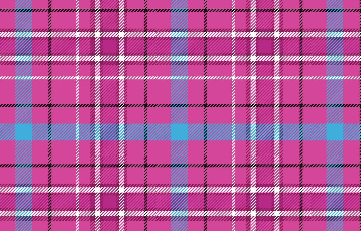 Plaid Textil- nahtlos Muster zum Hemden, Tischdecke, Fliese, Tartan auf Rosa Hintergrund. vektor