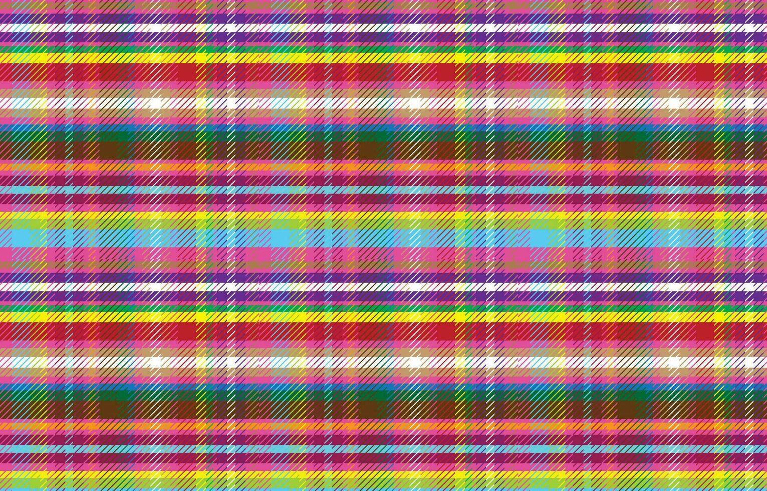 bunt Plaid Textil- nahtlos Muster zum Hemden, Tischdecke, Fliese, Tartan Hintergrund vektor