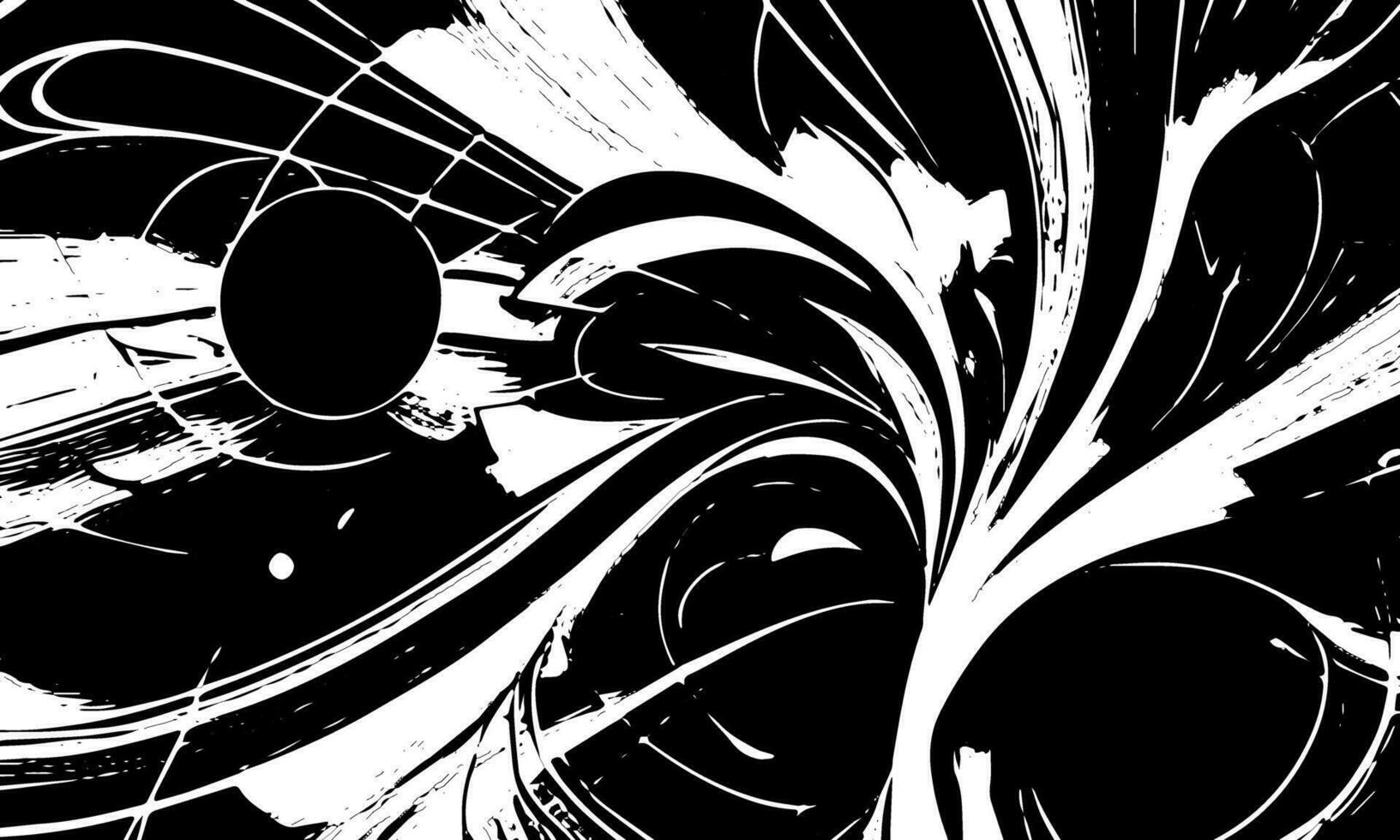 Grunge detailliert schwarz abstrakt Textur. Vektor