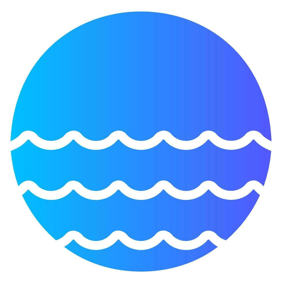 Wasser Gradient Symbol vektor