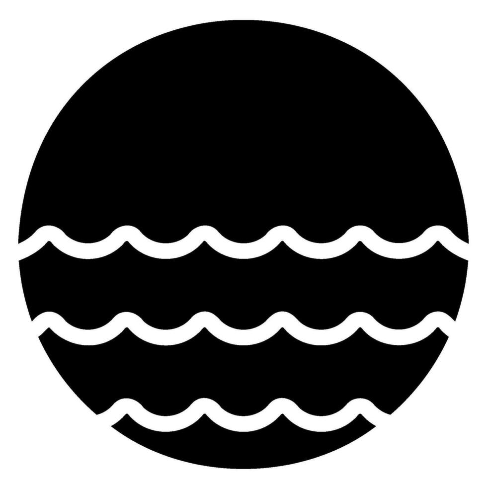 Symbol für Wasserglyphe vektor