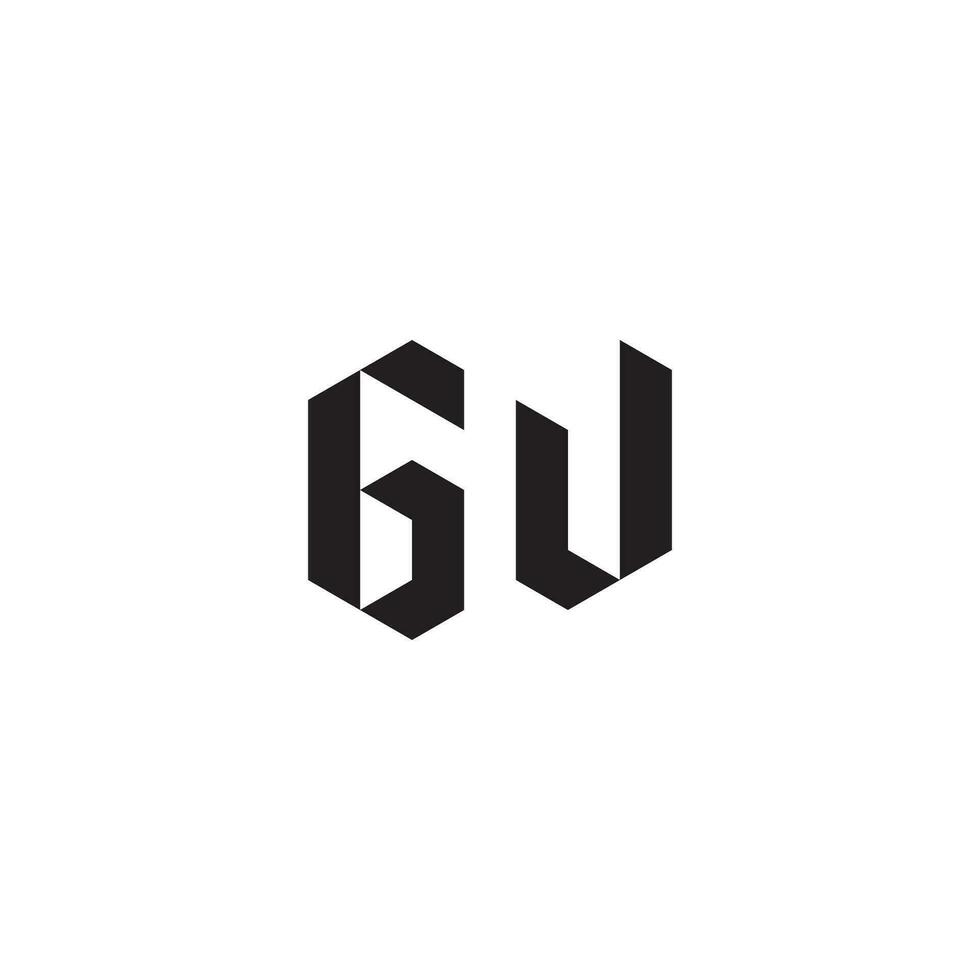 gw geometrisch und futuristisch Konzept hoch Qualität Logo Design vektor