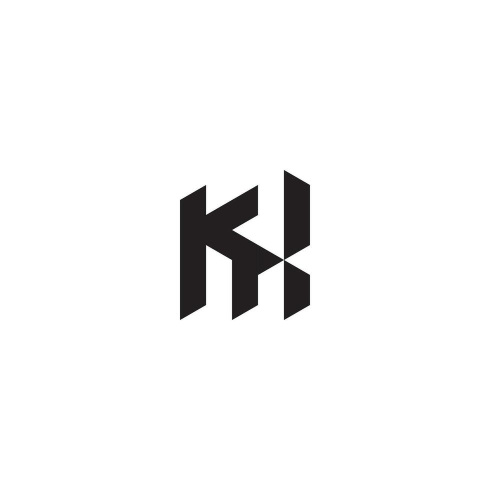 kx geometrisch und futuristisch Konzept hoch Qualität Logo Design vektor