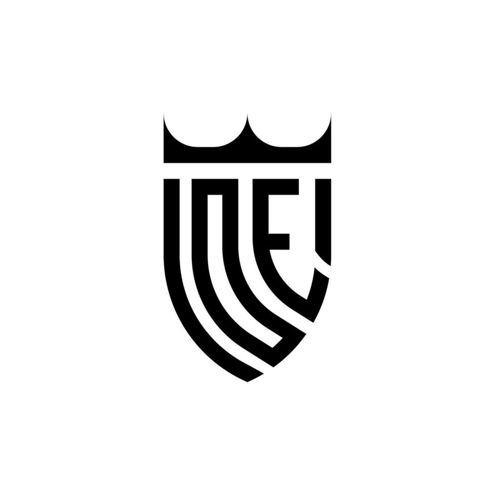 ö Krone Schild Initiale Luxus und königlich Logo Konzept vektor