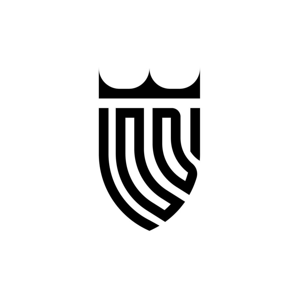 od krona skydda första lyx och kunglig logotyp begrepp vektor
