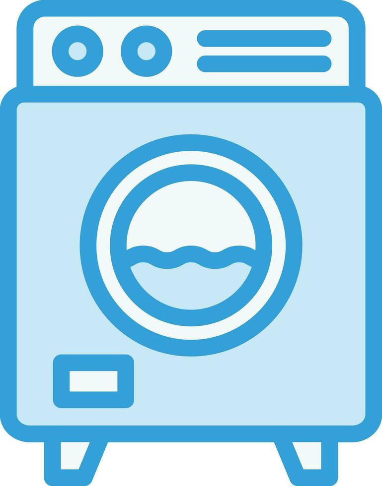 Waschmaschine-Vektor-Icon-Design-Illustration vektor