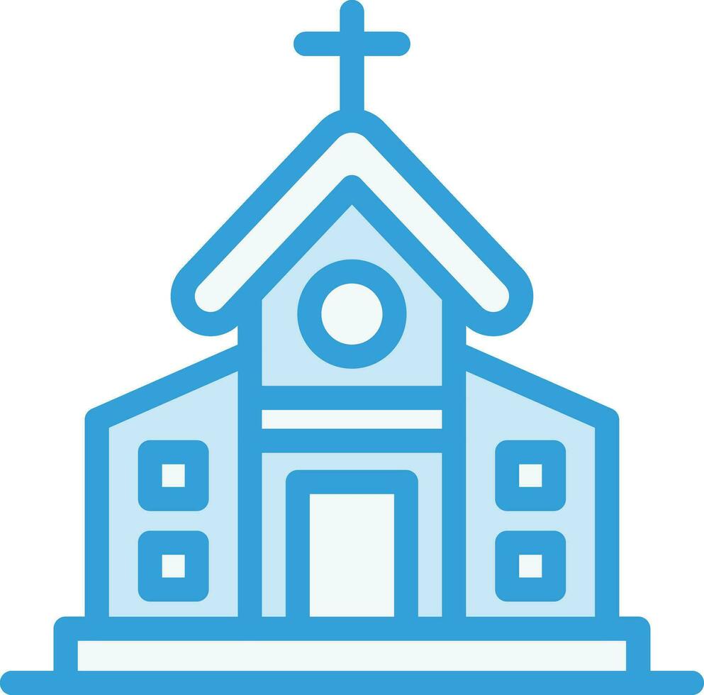 kyrkan vektor ikon design illustration