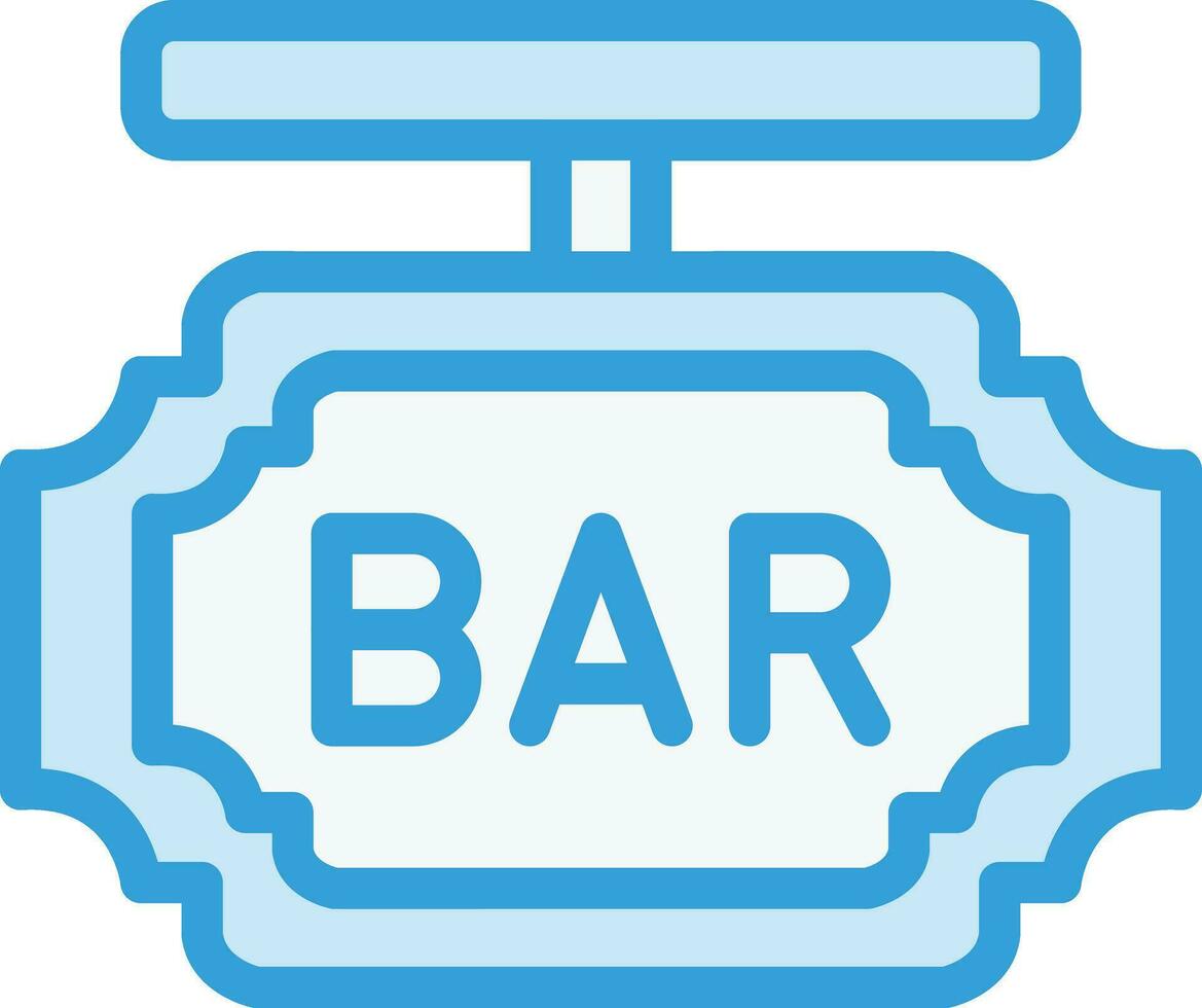 Bar Tafel Vektor Symbol Design Illustration