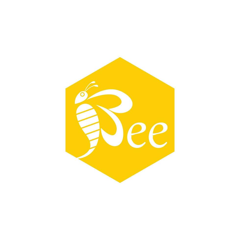Biene Symbol und Symbol Vektor Vorlage Illustration