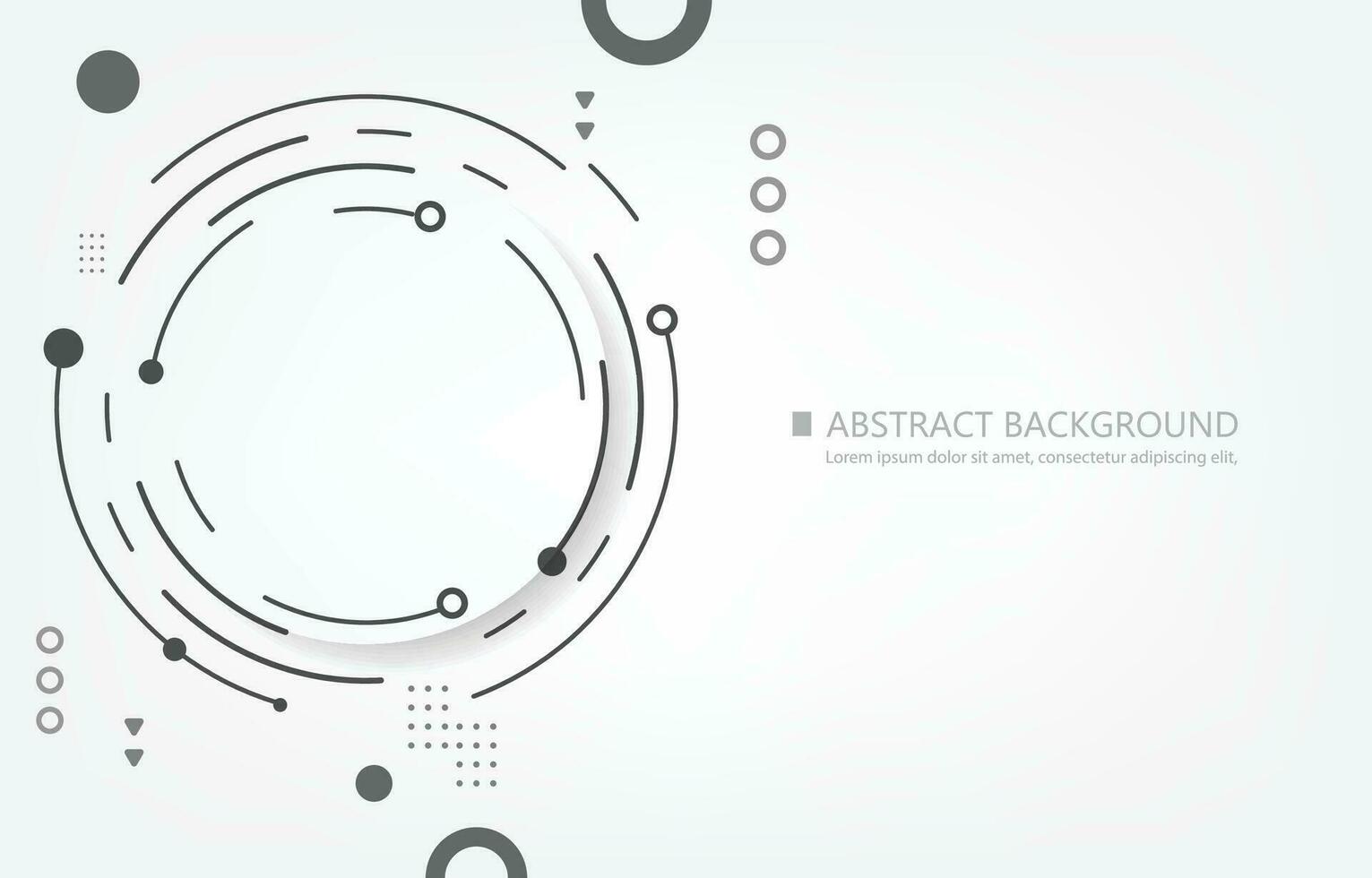 abstrakt Vektor wallpaper.geometric Kreise Form.weiß Hintergrund.