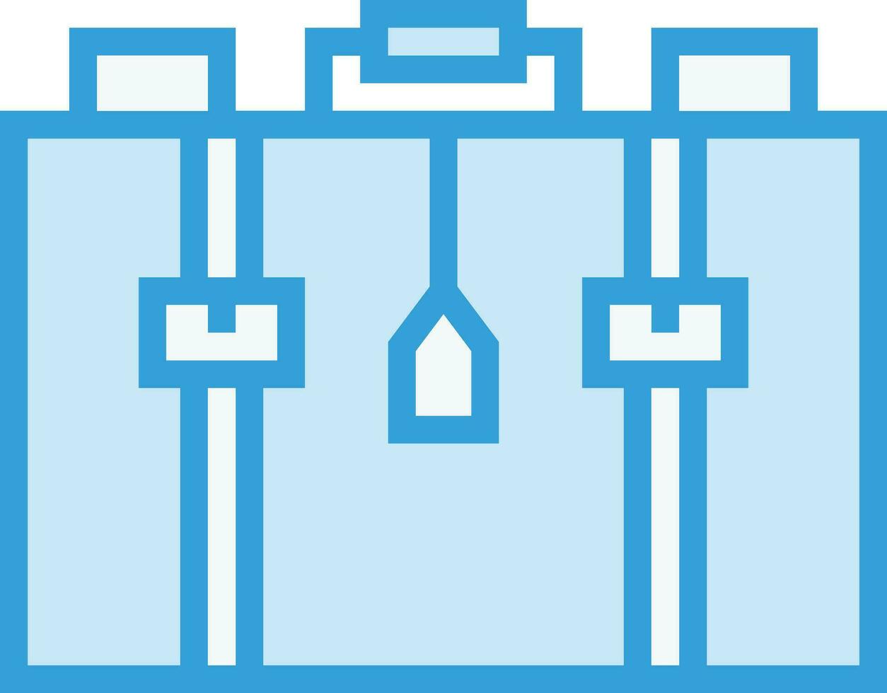 resväska vektor ikon design illustration