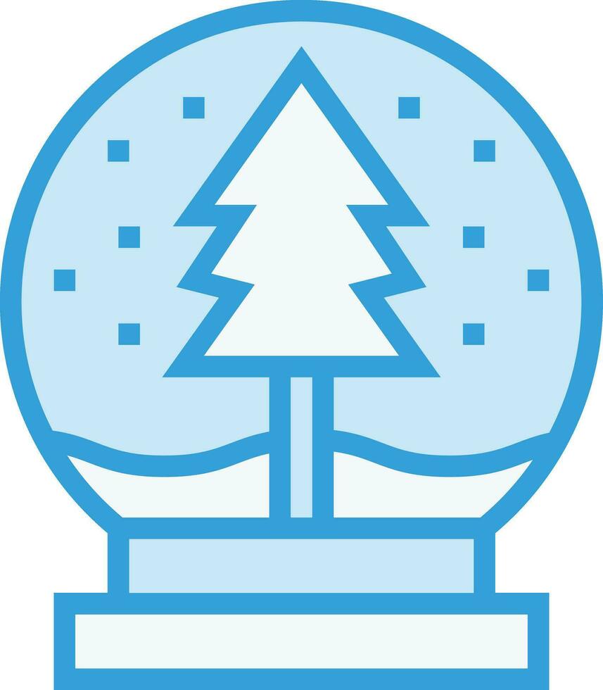 Schnee Globus Vektor Symbol Design Illustration