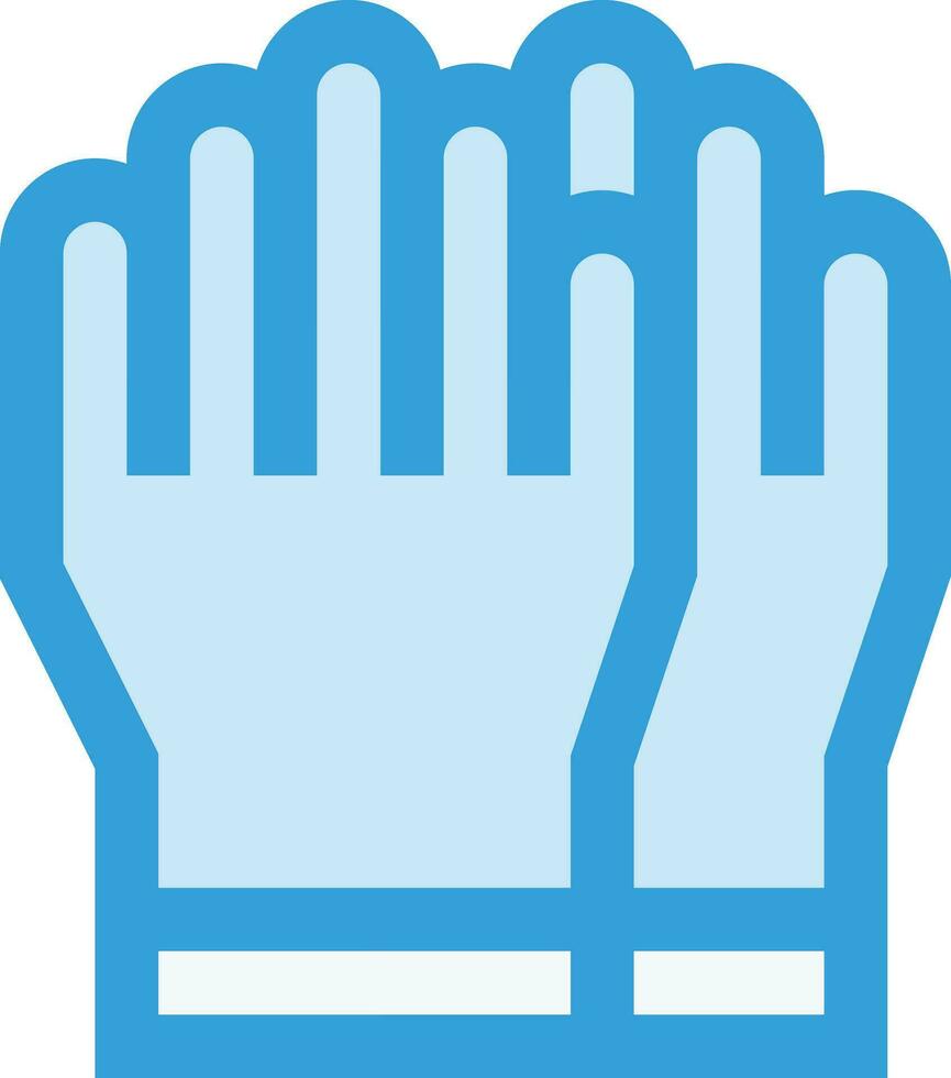 Gummi Handschuh Vektor Symbol Design Illustration