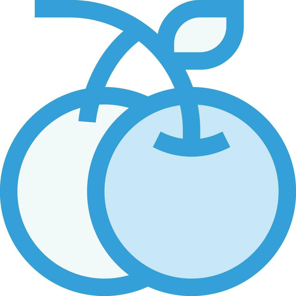 körsbär vektor ikon design illustration