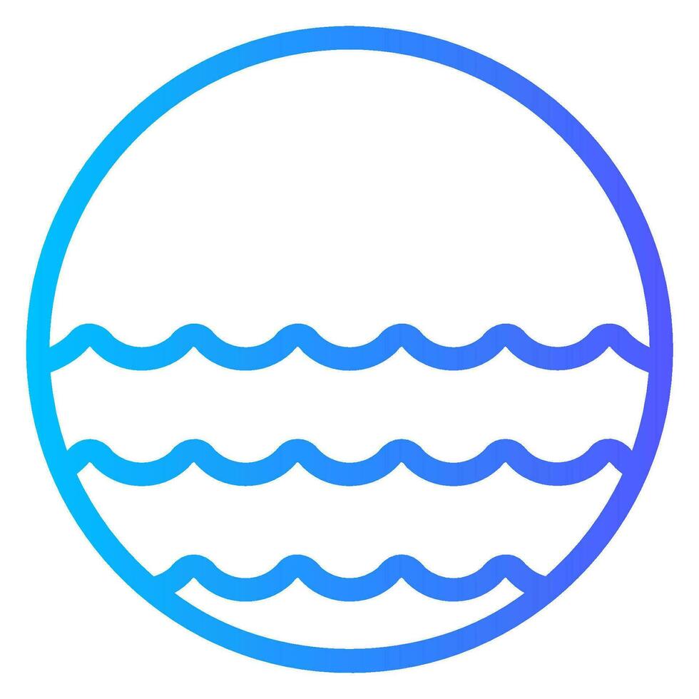 Wasser Gradient Symbol vektor