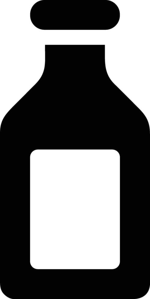 Flasche trinken Symbol Symbol Vektor Bild. Illustration von das trinken Wasser Flasche Glas Design Bild