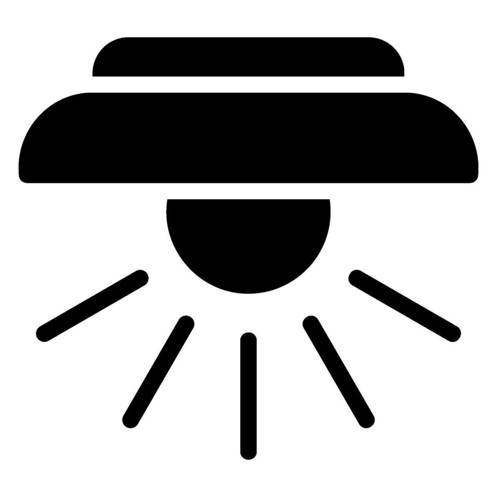 leichtes Glyphen-Symbol vektor