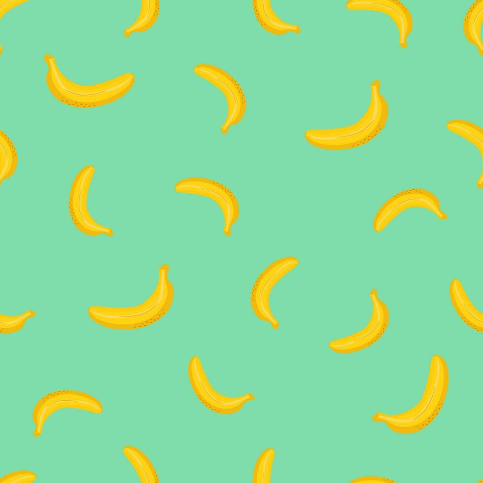nahtlos Hintergrund mit Bananen. vektor