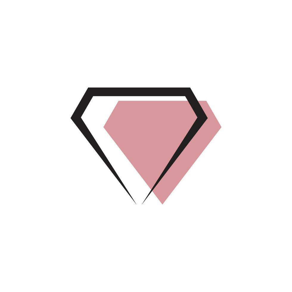 Diamant Logo Vektor Vorlage Symbol Design