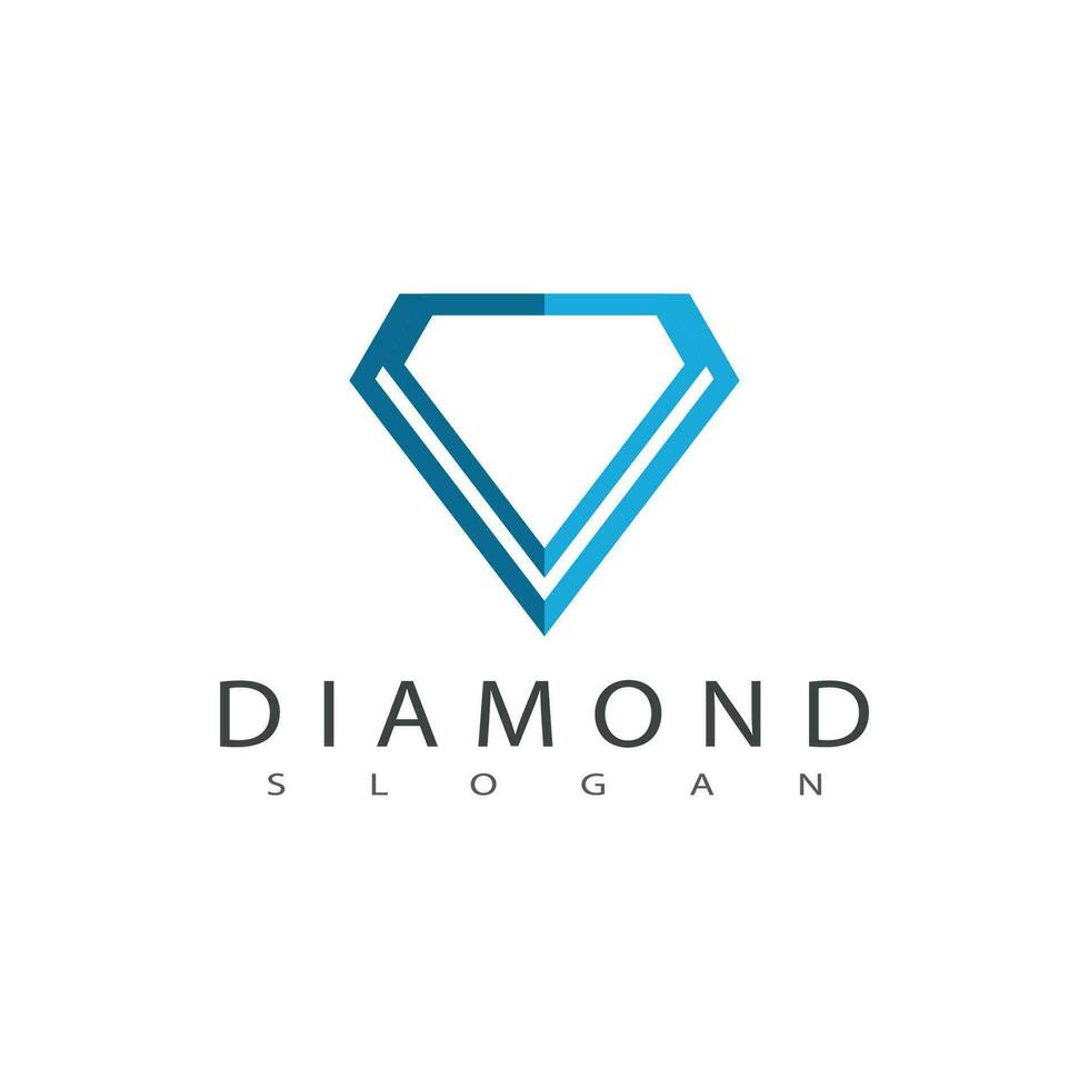 diamant logotyp vektor mall symbol design