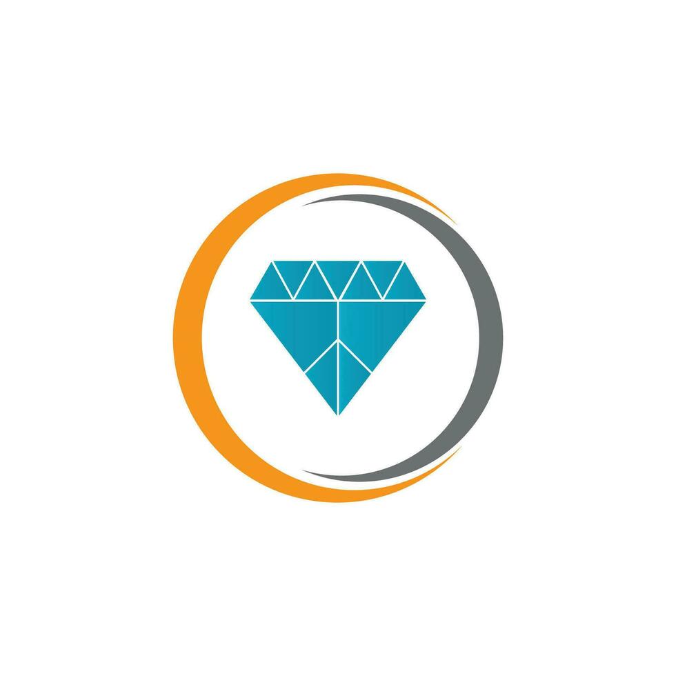 Diamant Logo Vektor Vorlage Symbol Design