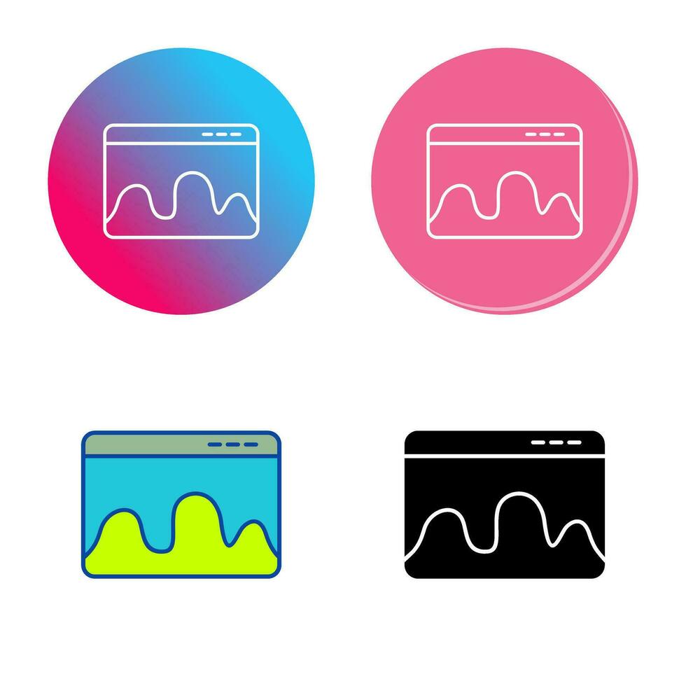 webbsida statistik vektor ikon