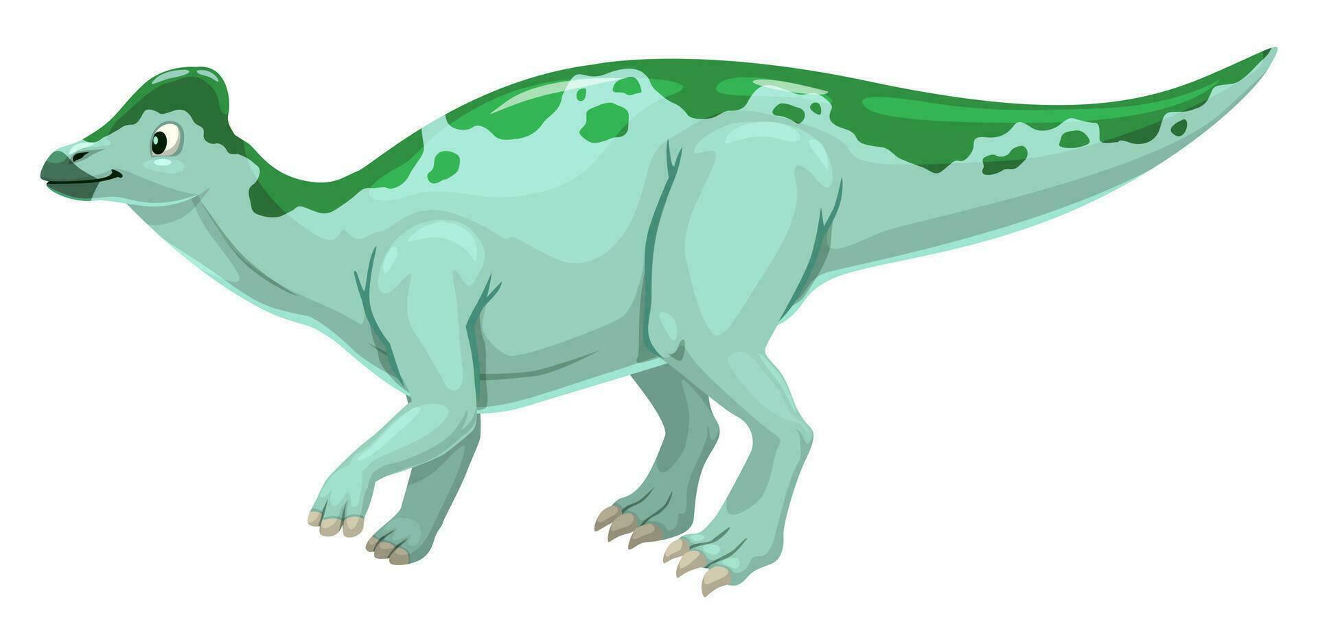 Jaxartosaurus Dinosaurier Karikatur Charakter, Kinder Spielzeug vektor