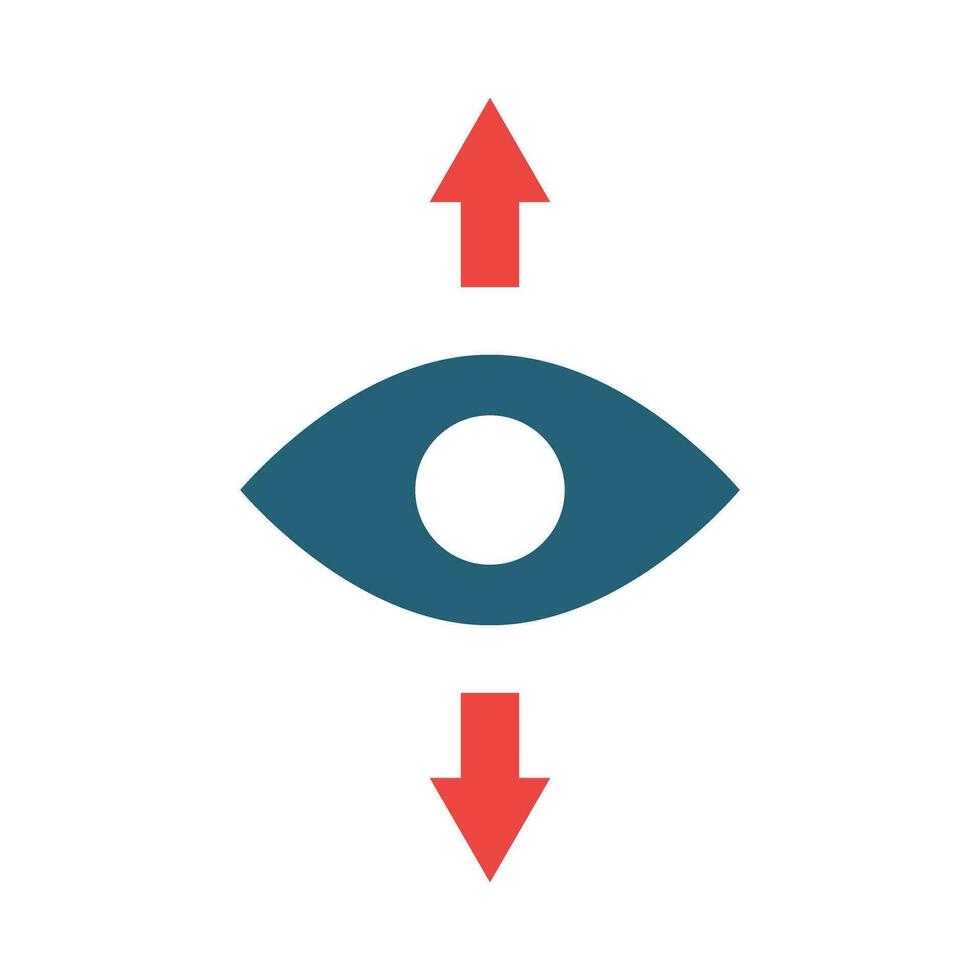 perspektiv vektor glyf två Färg ikon för personlig och kommersiell använda sig av.