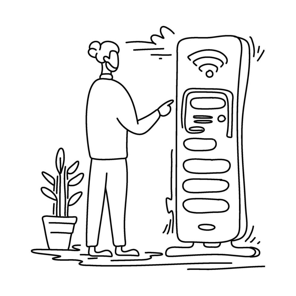 kunder använder sig av kontaktlös betalningar är visad som en platt illustration i detta grafisk. Metod är vanligen Begagnade i infographics illustrationer till göra komplex data Mer smältbar visuellt lockande vektor