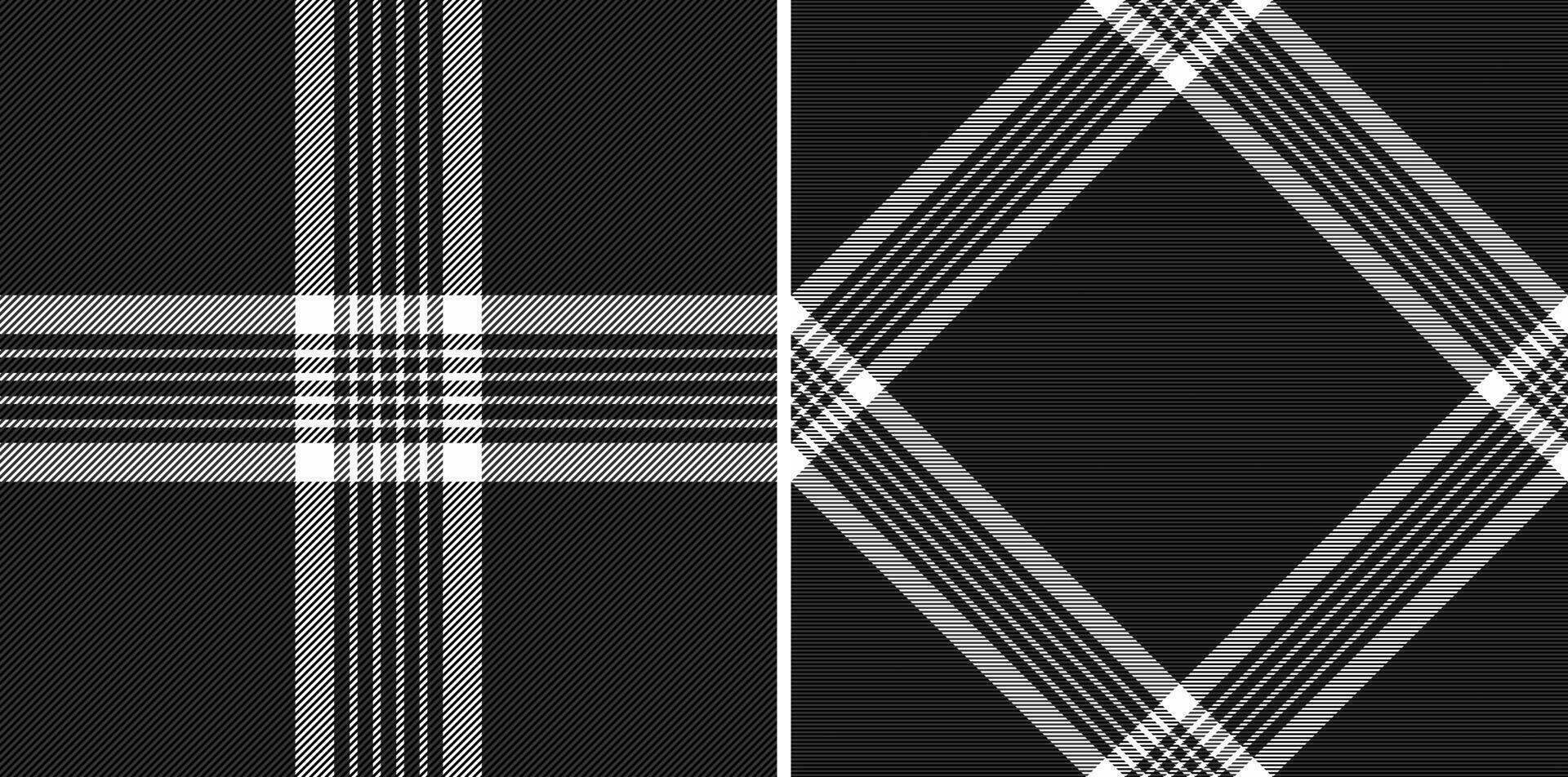 Muster Stoff Textil- von Tartan nahtlos prüfen mit ein Vektor Plaid Textur Hintergrund.